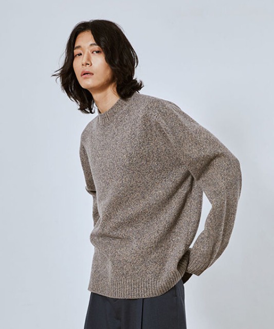 [밈더워드로브] MULTI COLOR Merino Wool Oversized Knit