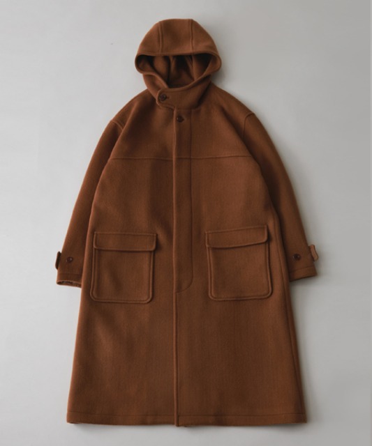 [퍼렌] hooded coat_camel