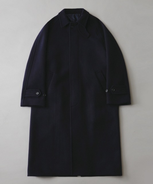 [퍼렌] 21&#039;A/W balmacaan coat_navy