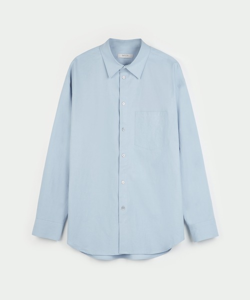 [소신] High Density Cotton Shirts - Sky Blue
