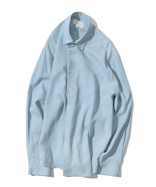 [인템포무드] Tencel Linen Long-Sleeve Shirt_Sky Blue