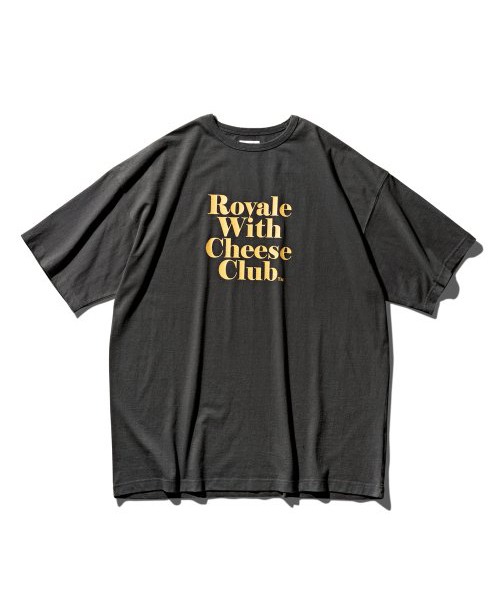 [듀테로] W-Movie Club S/S Tee Vintage Black