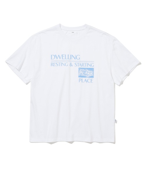 [밀로] VIntage Place T-Shirt [White]