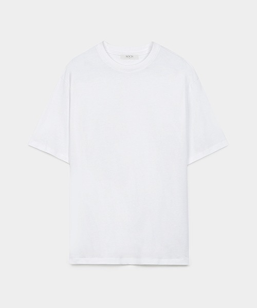 [소신] Silky Cotton Half T-shirts - White