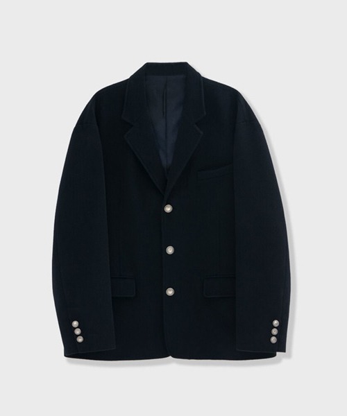 [퍼렌] wool jacket_dark navy