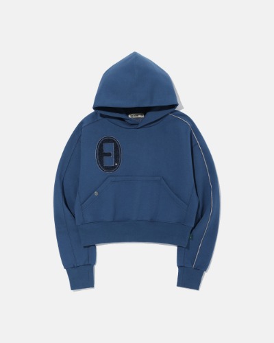 [카락터] (W)Lodestar hoodie / Deep blue