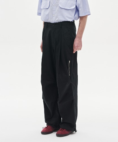 [노운] wide multi pants (black)