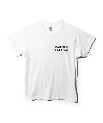 [펀치드렁크파티즈] Creeper Letter Narrow T-Shirt (WHITE)