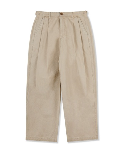 [퍼렌] wide chino trousers_beige
