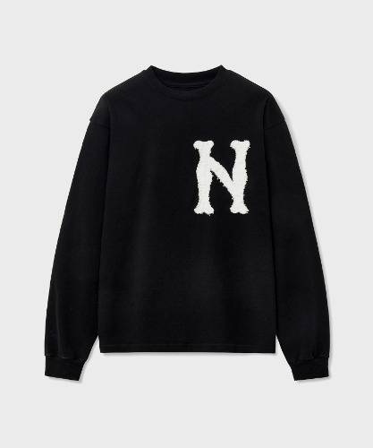 [노운]  n logo long sleeves (black)